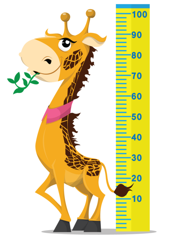 Clipart giraffe height chart. Product page 