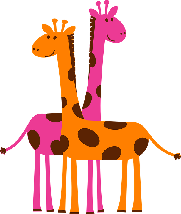 clipart giraffe jungle
