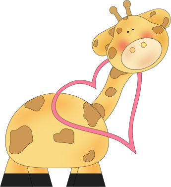 clipart giraffe love