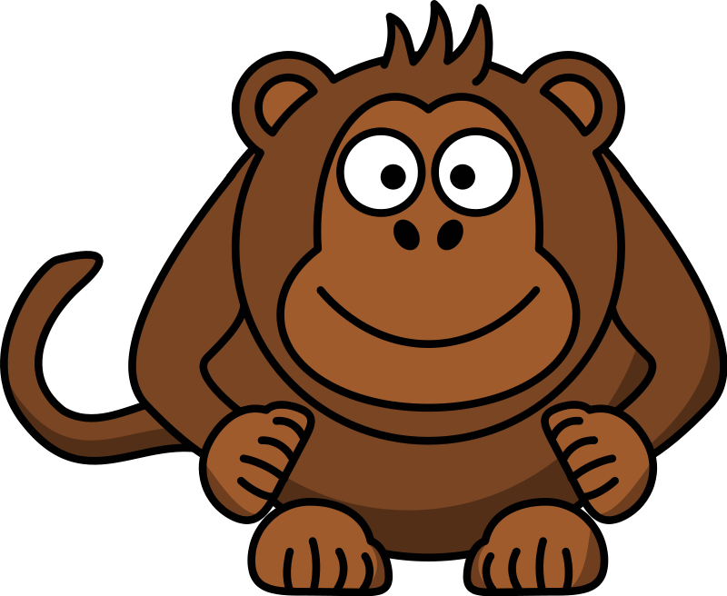 Spider monkey panda free. Clipart student angry