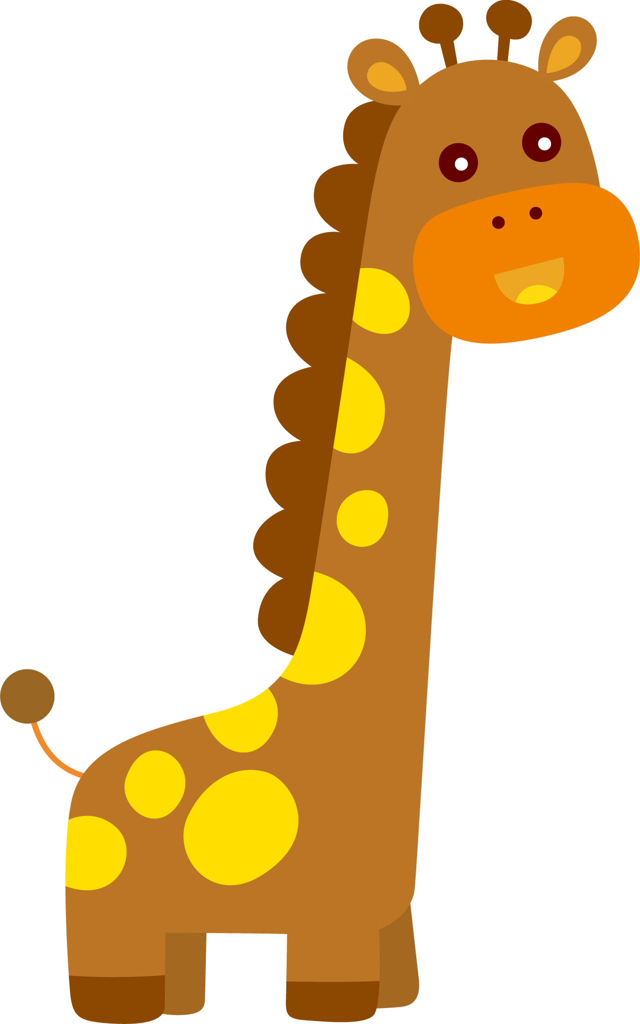 clipart giraffe profile