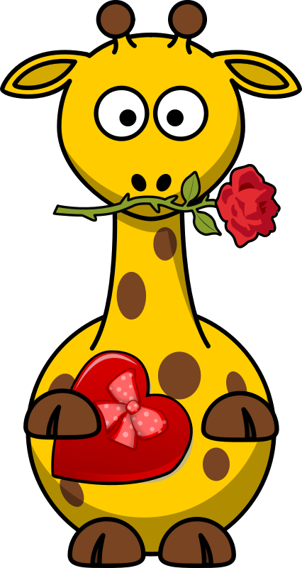 Giraffe valentine