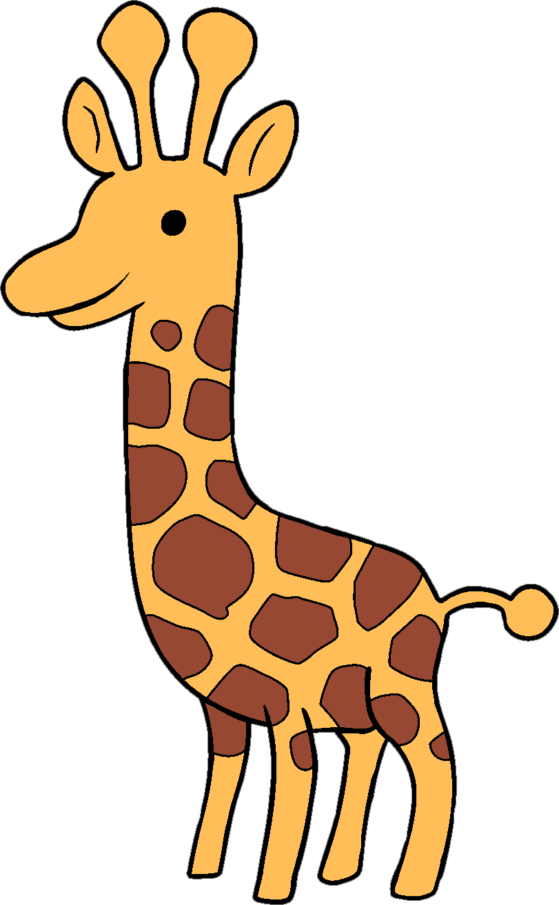 short clipart short giraffe