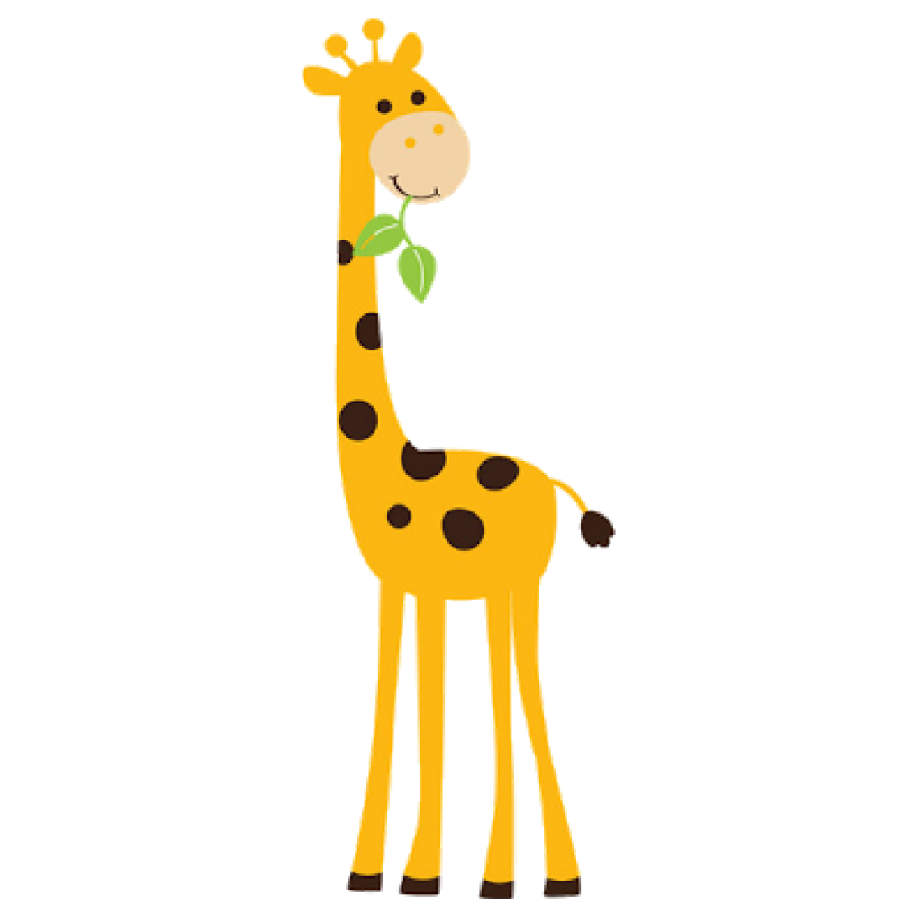 clipart tree giraffe