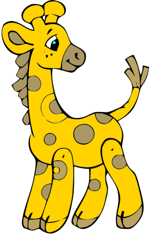Giraffe clipart toy. Baby ganz fadoozle plush