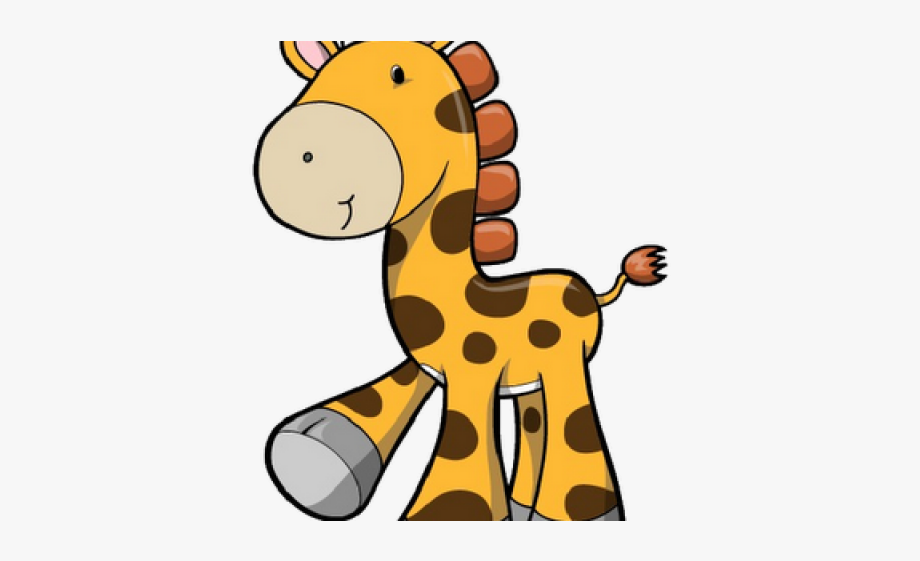 Giraffe clipart toy. Baby animal animals 