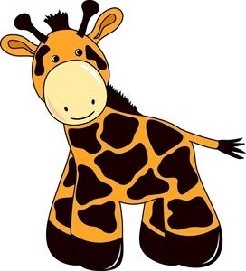 Giraffe clipart toy. Free baby animal clip