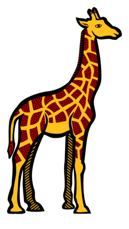 clipart giraffe zarafa
