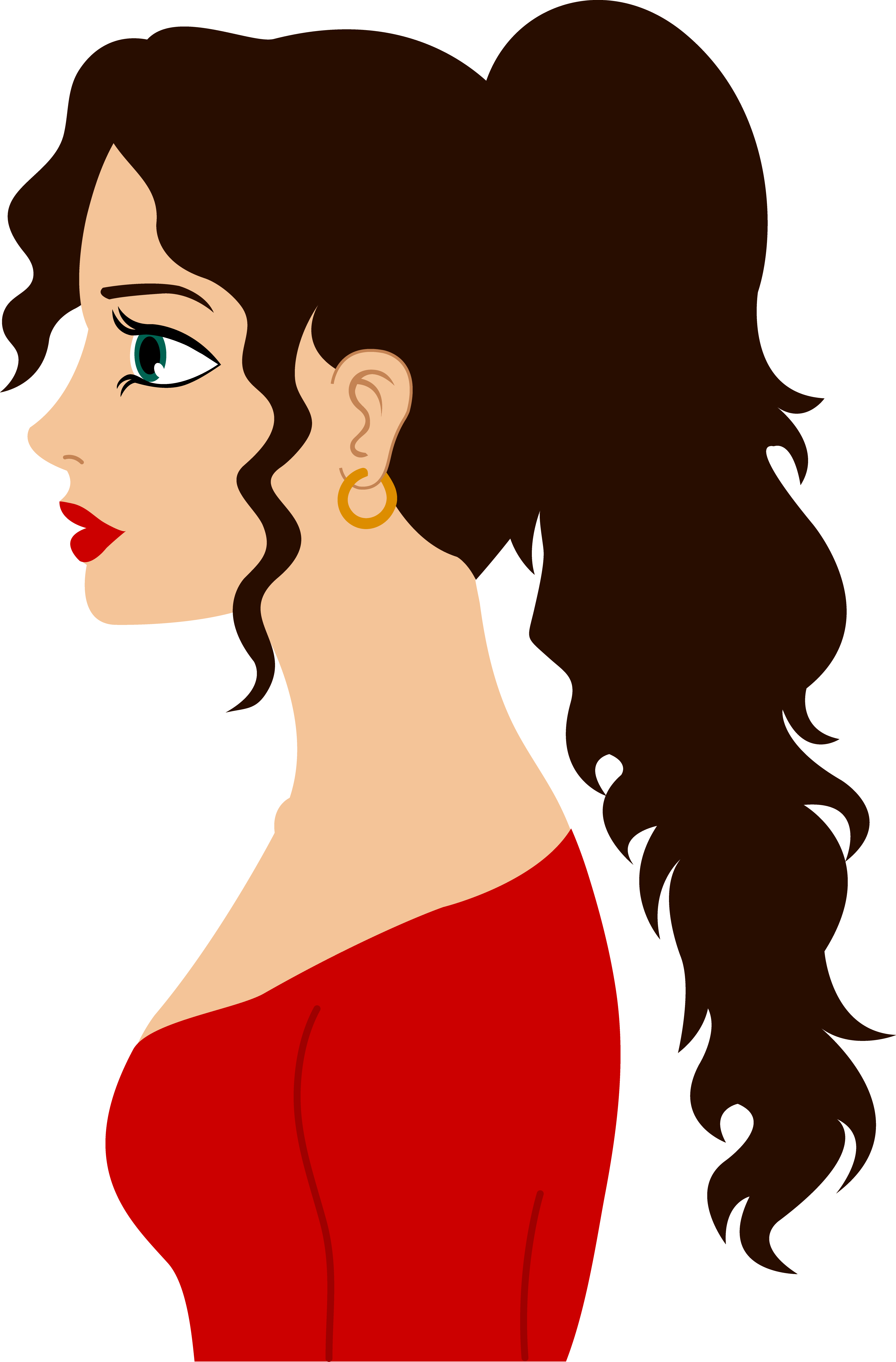 Girls clipart curly hair.  collection of girl