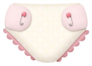 diaper clipart pink diaper