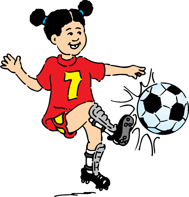 Free photo shinpads red. Girl clipart football