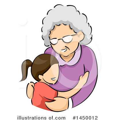Grandmother by bnp design. Grandparent clipart illustration