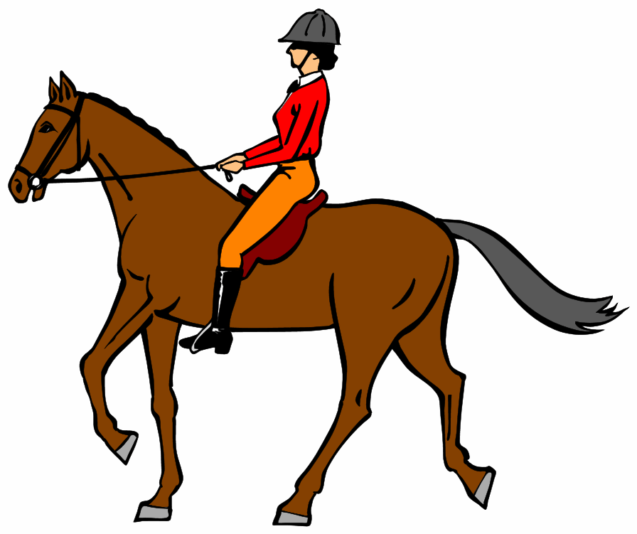 Horses clipart equestrian. Girl horseback riding clip