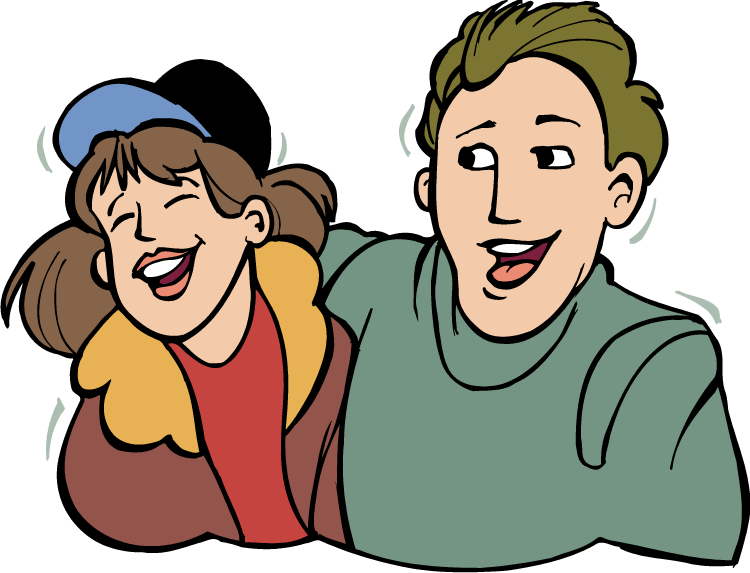 laughing clipart kids