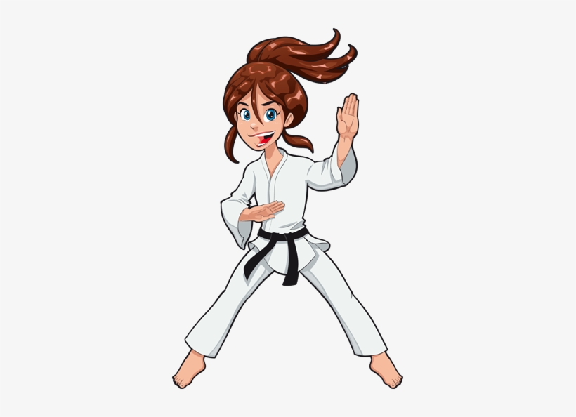 Girl clipart karate, Girl karate Transparent FREE for download on ...