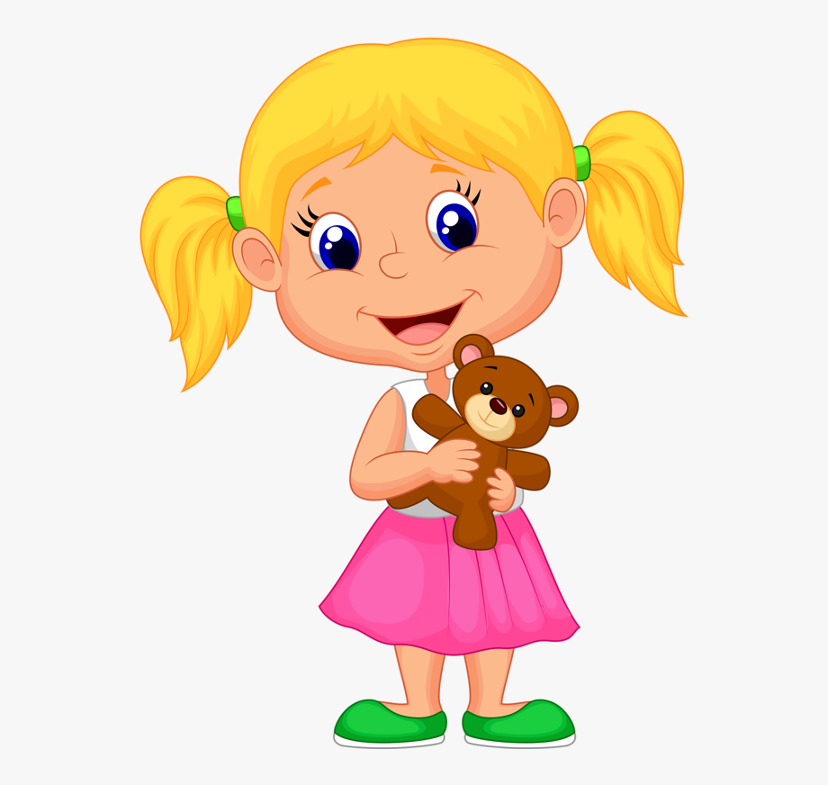 clipart girl kid