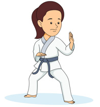 karate clipart practice karate
