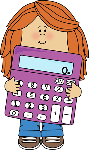 clipart girl math