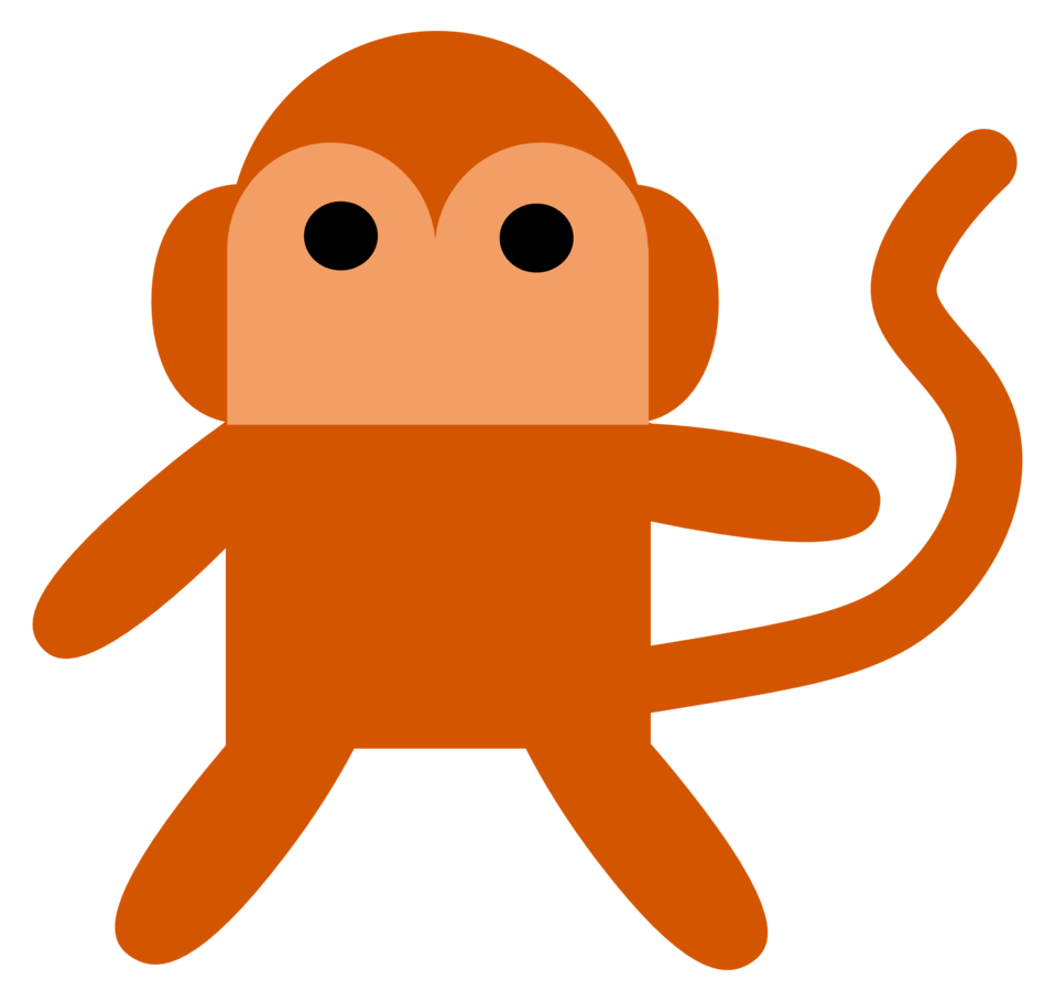 clipart monkey basic