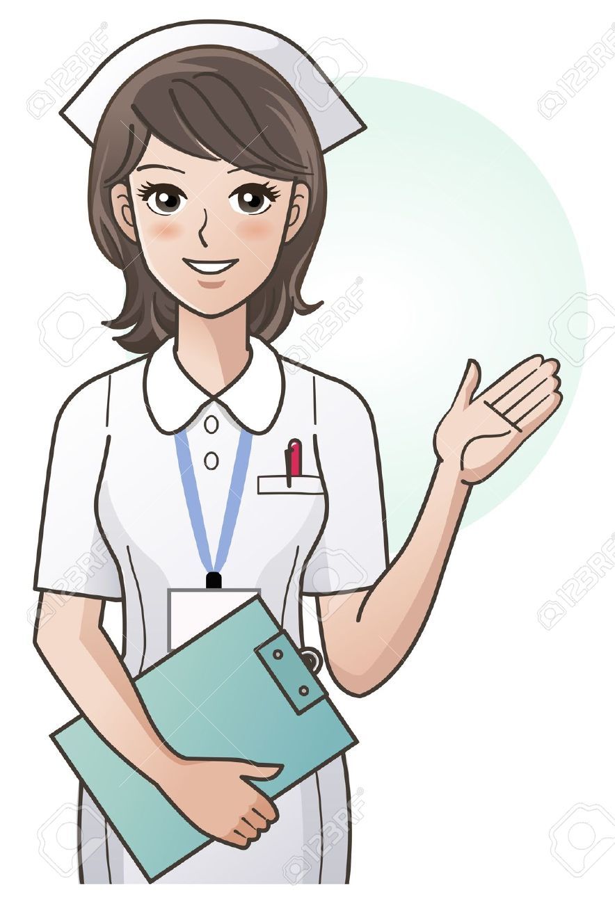 clipart girl nurse