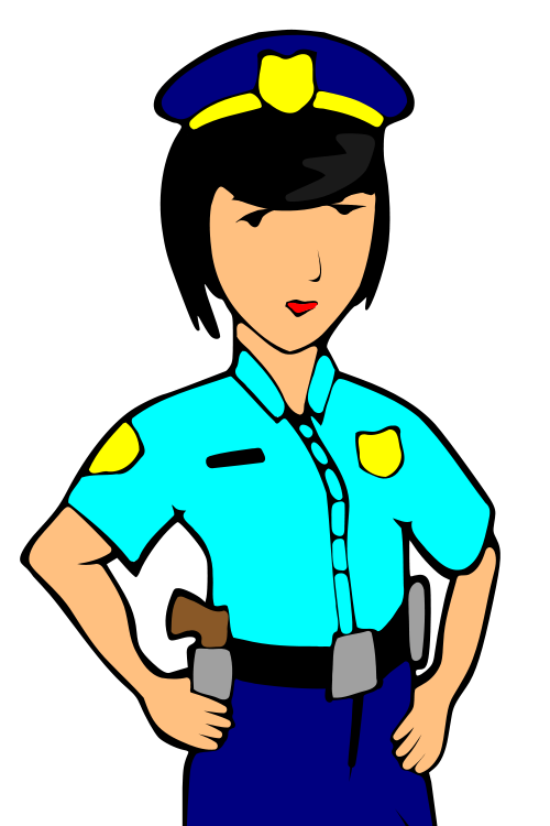 Policeman clipart police suit. Woman at getdrawings com