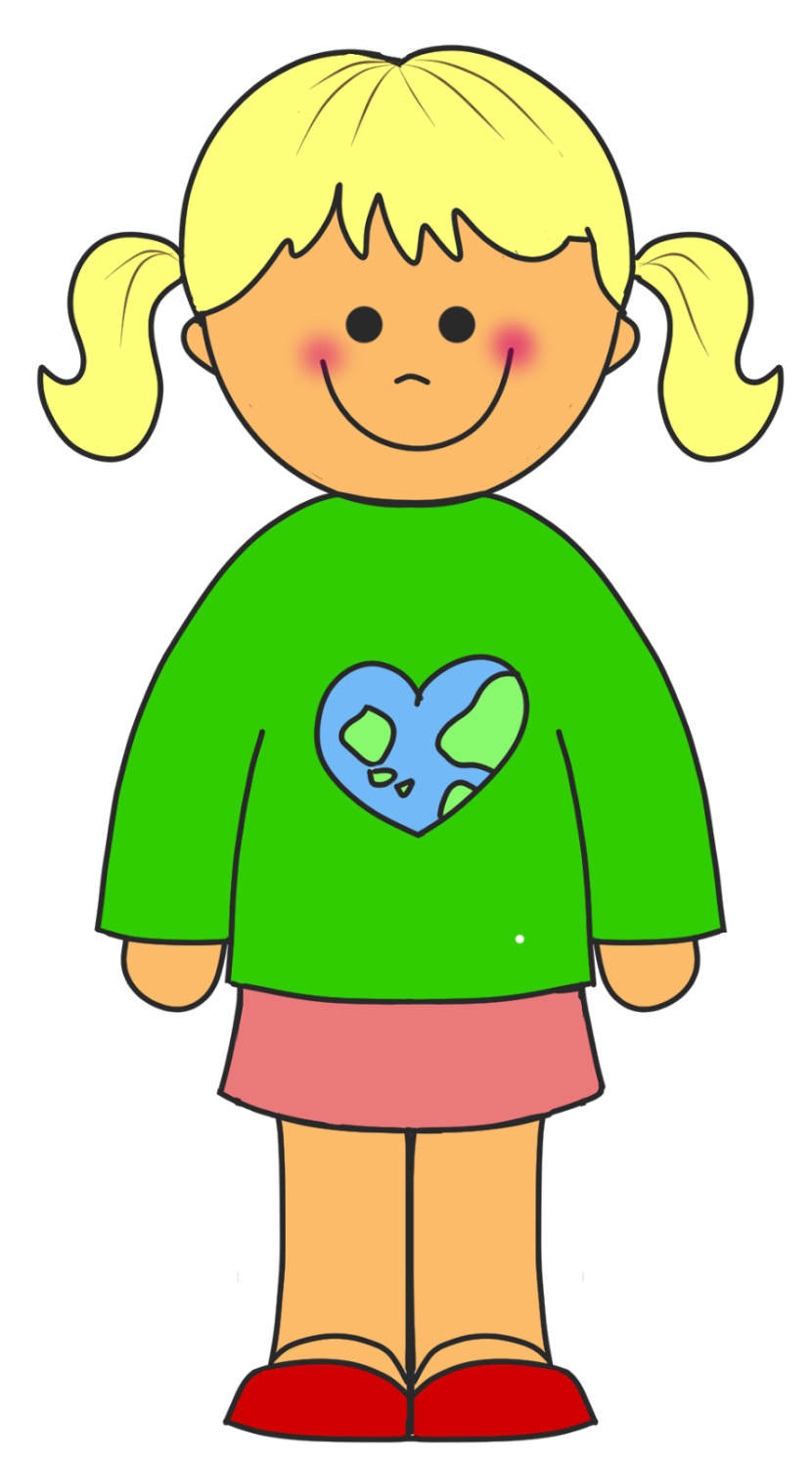 female clipart standing