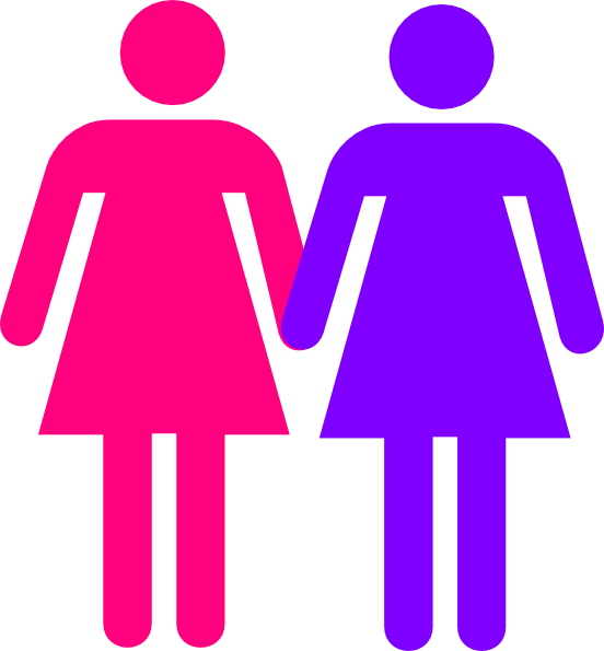 Clipart girl restroom. Women holding hands clip
