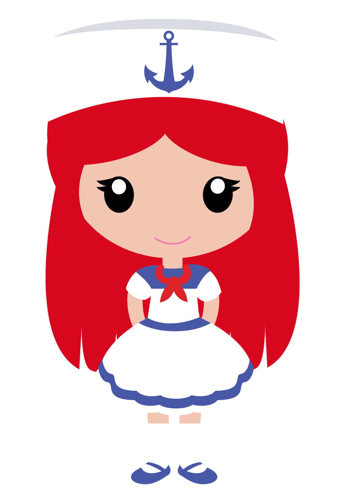 clipart girl sailor