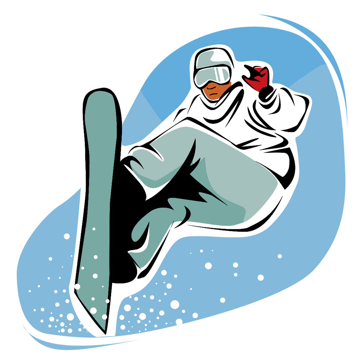 Snowboard png transparent images. Clipart winter sport