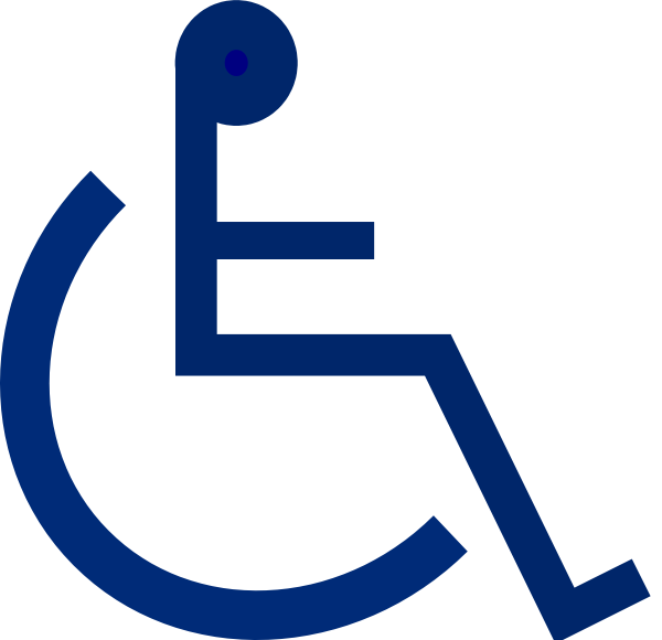 Sign clip art at. Clipart girl wheelchair