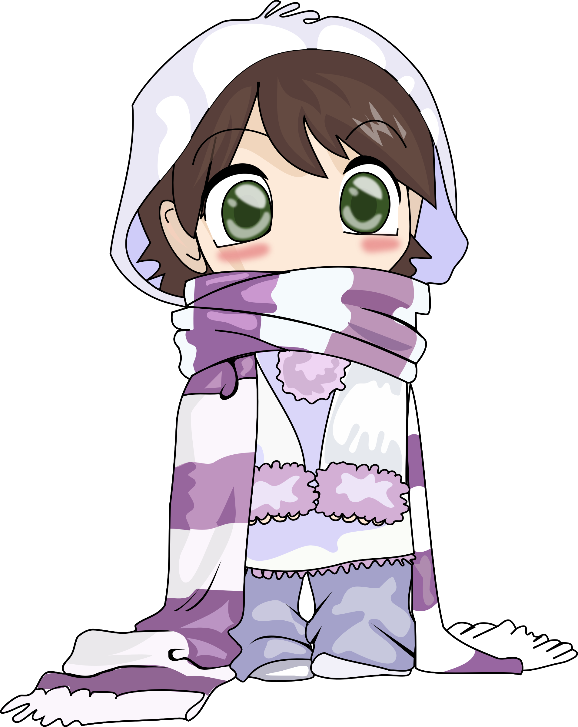 january clipart winter clothing