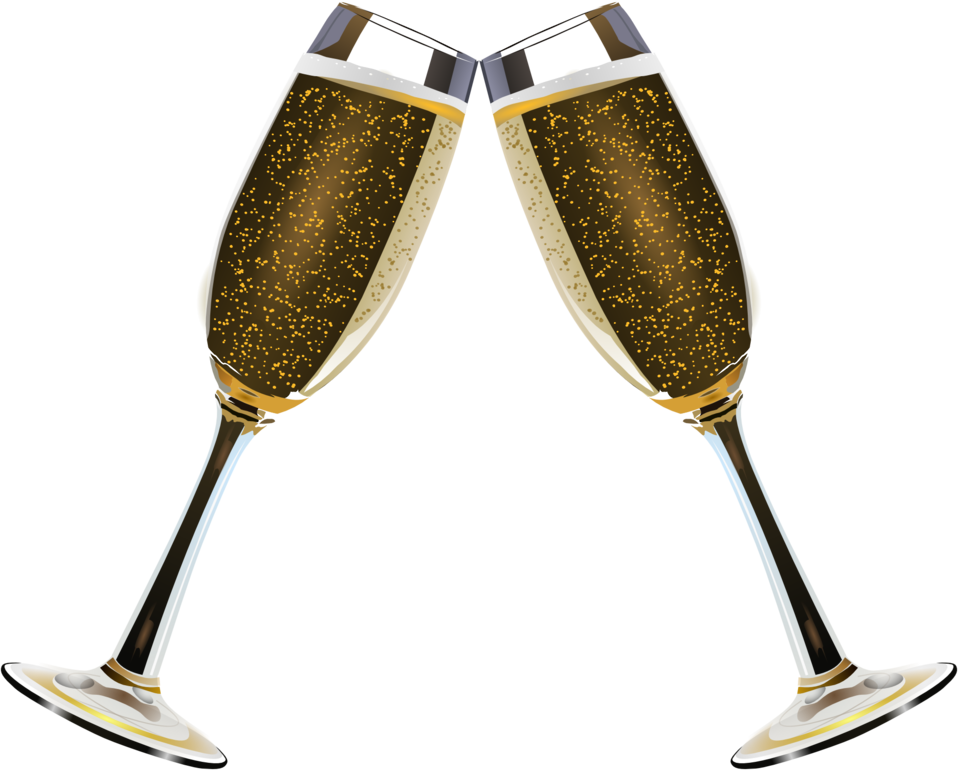 Public domain clip art. Clipart glasses champagne