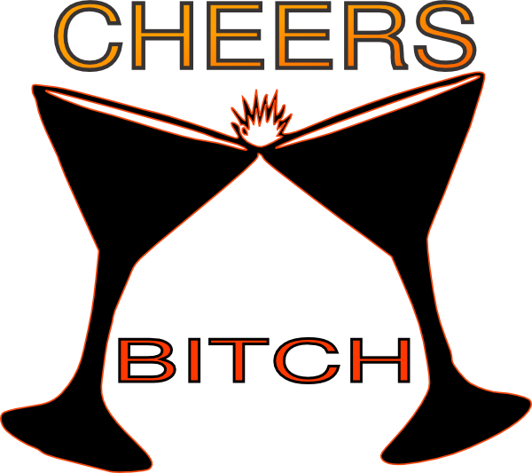 clipart glasses cheer