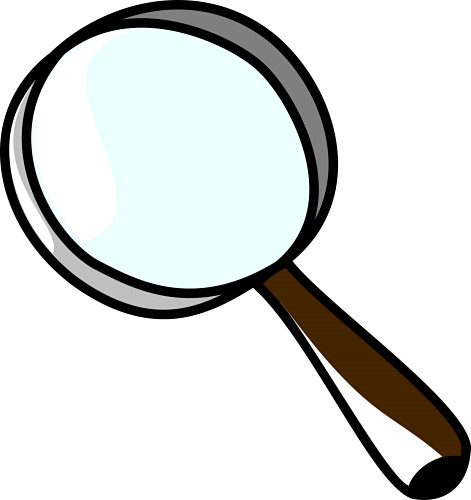 mystery clipart magnifying glass