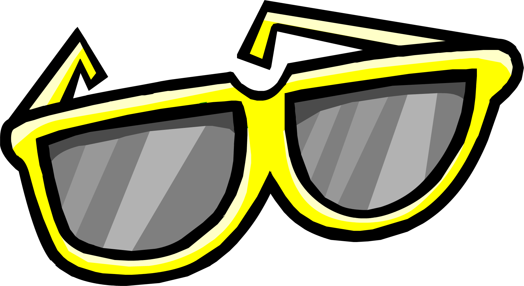 Eyeglasses clipart theme. Image giant yellow sunglasses