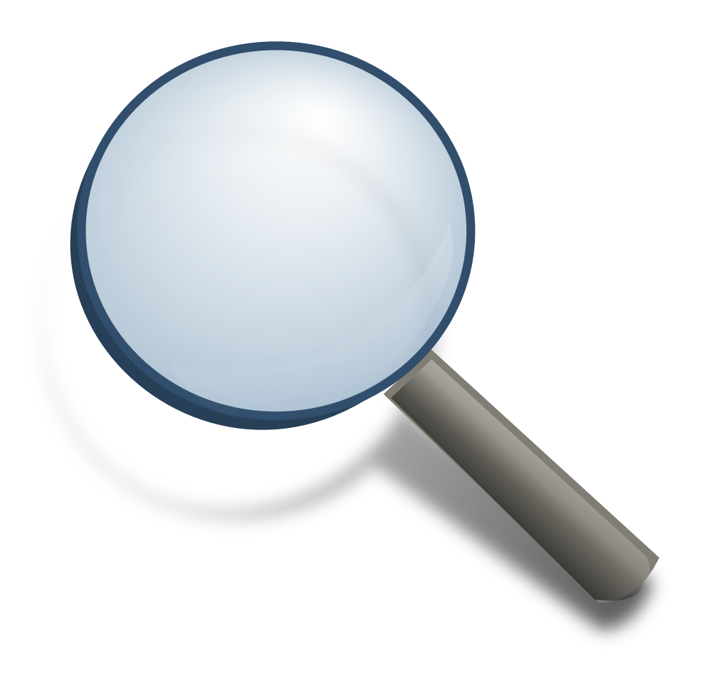 clipart science magnifying glass