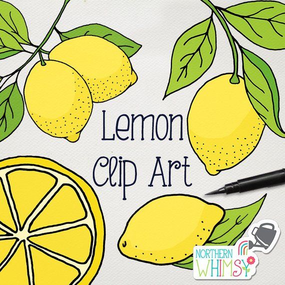 clipart glasses lemon
