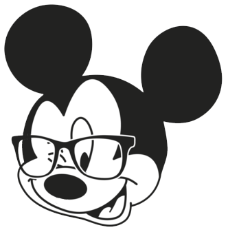 mickey clipart glass