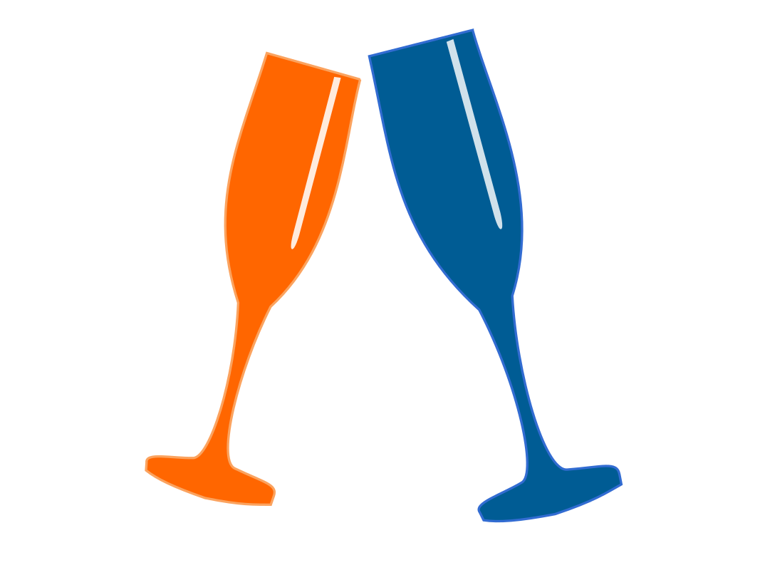 Champagne glass medium image. Glasses clipart celebration