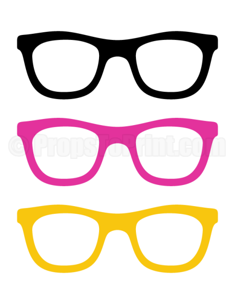 Eyeglasses clipart photo booth. Pin by muse printables