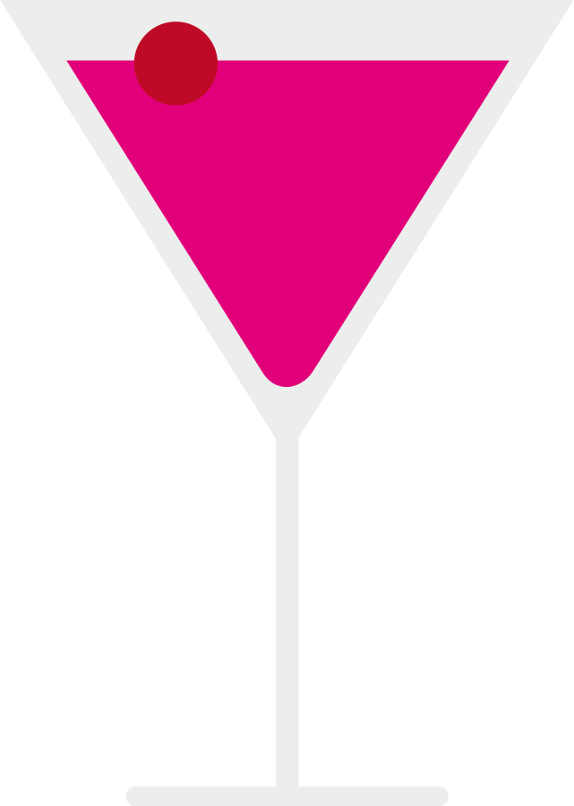 pink clipart wine glass