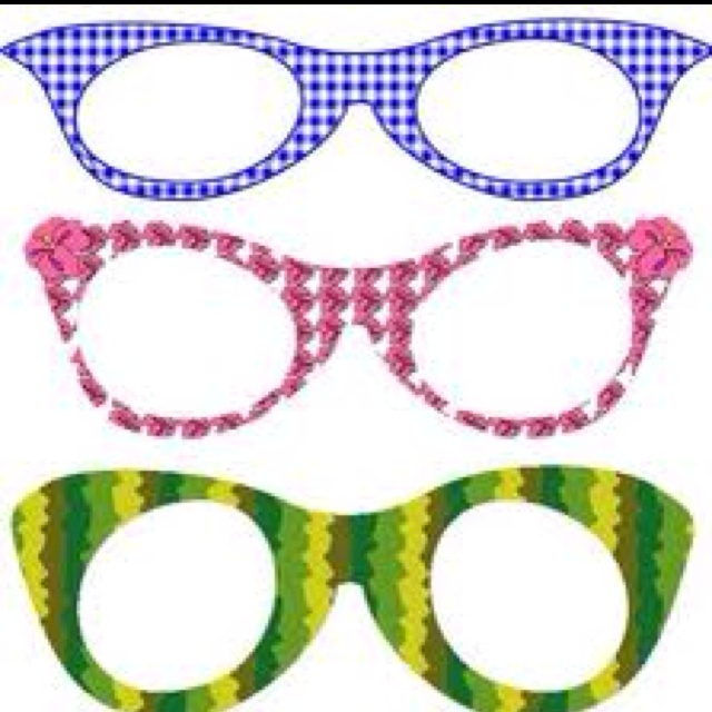 clipart glasses printable