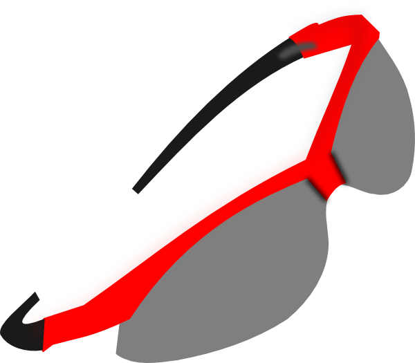 Clipart sunglasses vector. Mini red clip art