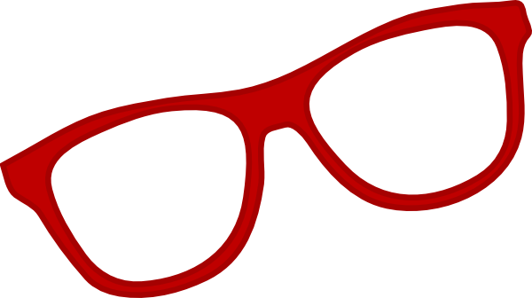 eyeglasses clipart red