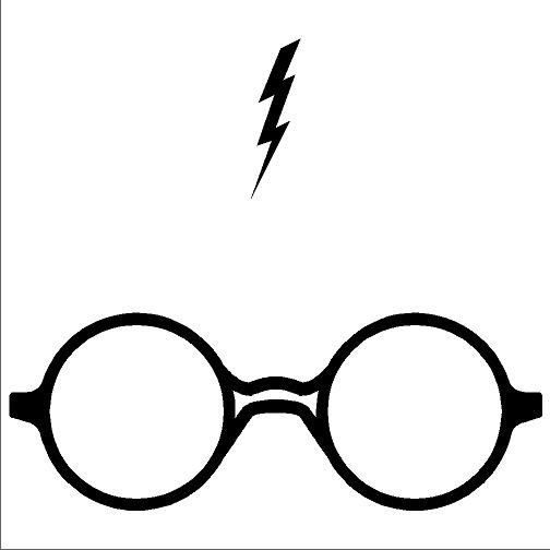 Harry potter free images. Glasses clipart scar