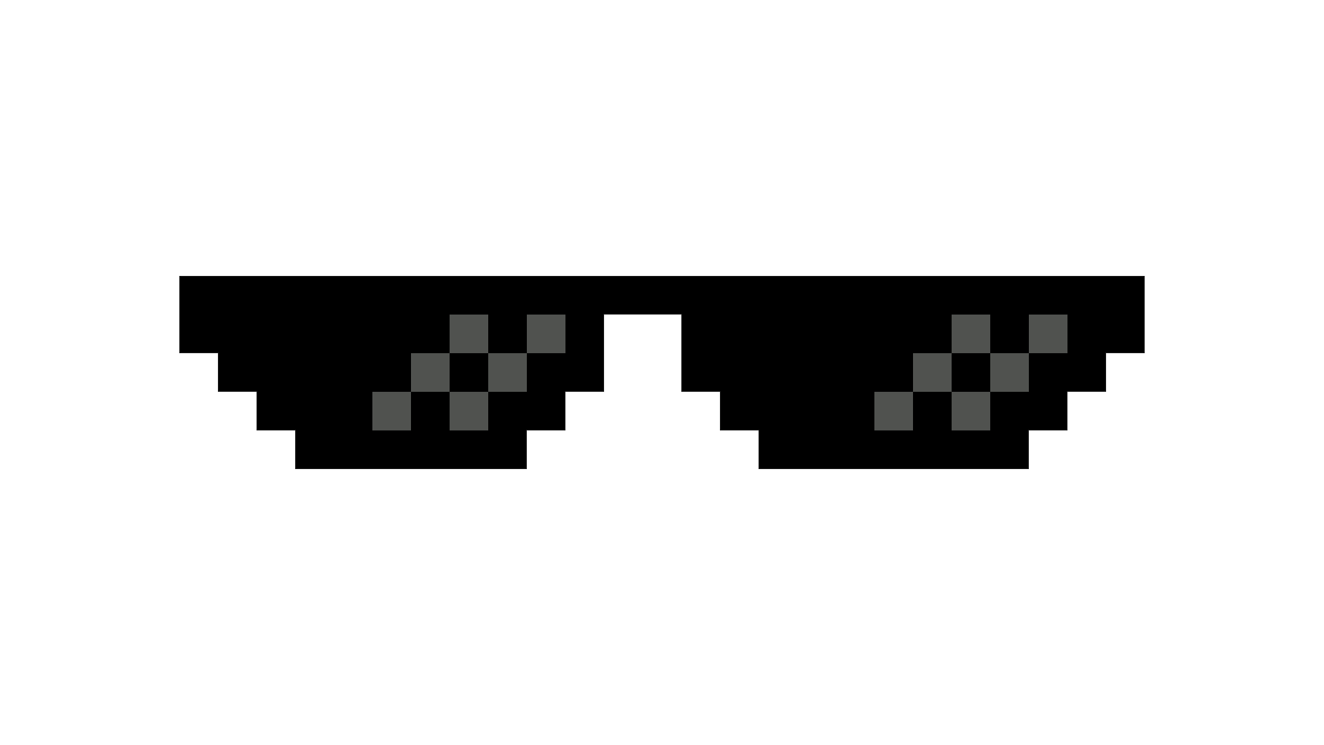 Thug life dark glasses. Clipart sunglasses shades