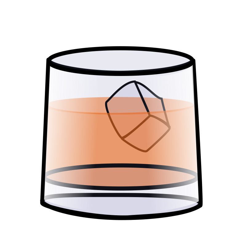 clipart glasses whiskey