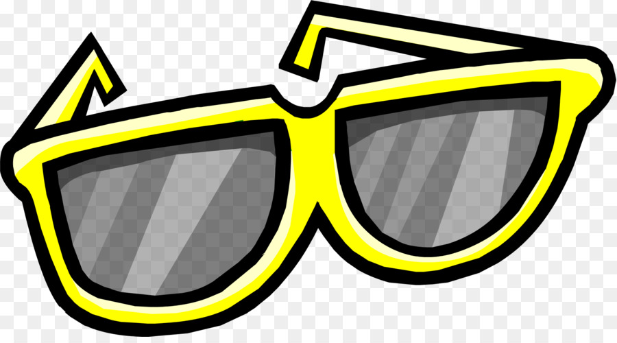 clipart glasses yellow