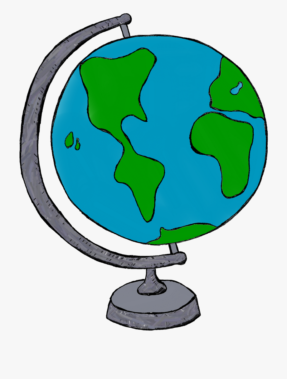clipart globe cartoon