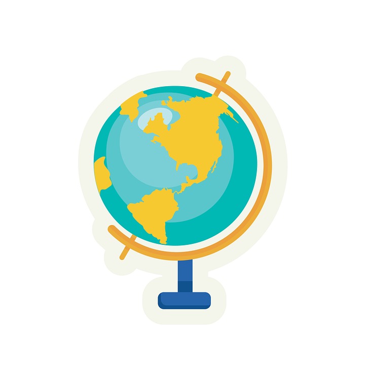 Clipart globe cute. Free photo the world